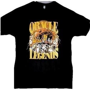 Oracle Legends Golden State Warriors Champions T-Shirt Mens L Black Nba